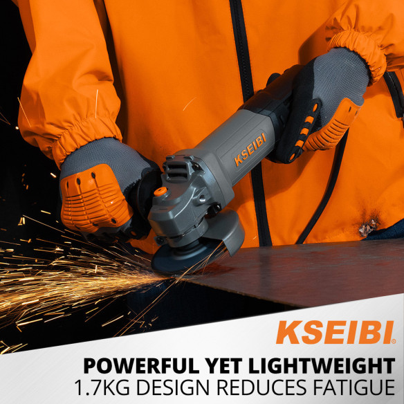 Rebarbadora Angular Kws 71-100: Potência de 750w e Disco de 100mm | KSEIBI