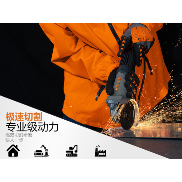 Rebarbadora Angular Kws 71-100: Potência de 750w e Disco de 100mm | KSEIBI