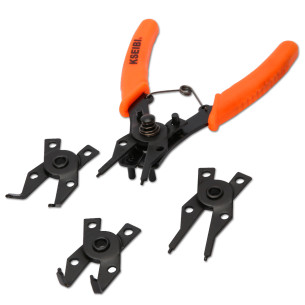 Conjunto de alicates para circlips intercambiables de alta calidad | KSEIBI