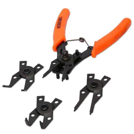 Conjunto de Alicates de Anel de Retenção Intercambiáveis | KSEIBI