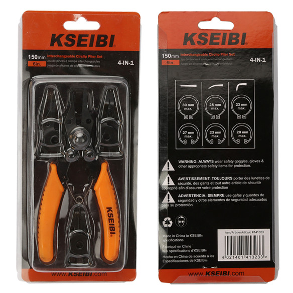 High-Quality Interchangeable Circlip Plier Set for Versatile Use | KSEIBI