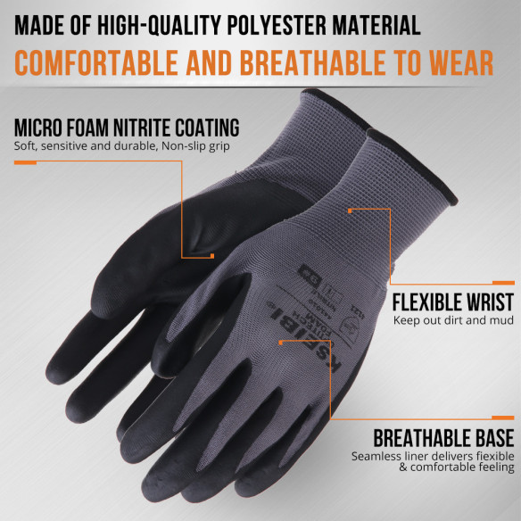 Guantes industriales de alta calidad para trabajos pesados | KSEIBI