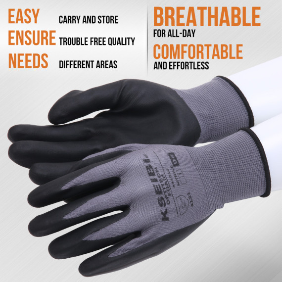 Guantes industriales de alta calidad para trabajos pesados | KSEIBI