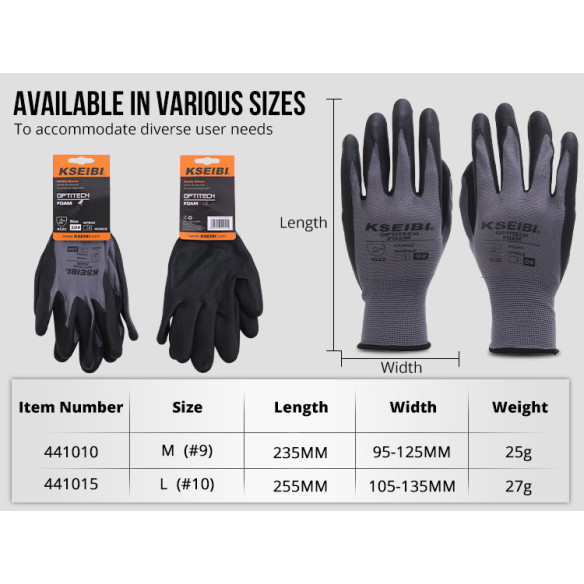Guantes industriales de alta calidad para trabajos pesados | KSEIBI