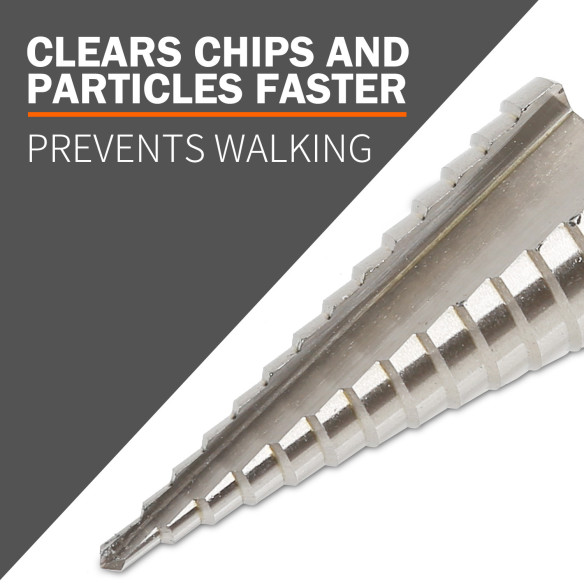 Descubre el Juego de Brocas Escalonadas HSS para Trabajo Preciso | KSEIBI