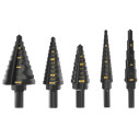 High-Speed Steel Step Drill Bit Set for Precision Drilling | KSEIBI