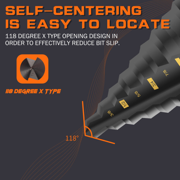 Descubre el Juego de Brocas Escalonadas HSS de Alta Calidad | KSEIBI