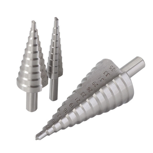 High-Speed Steel Step Drill Bits Set in Iron Box | KSEIBI