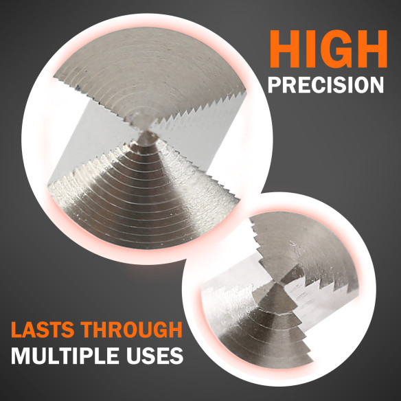 High-Speed Steel Step Drill Bits Set in Iron Box | KSEIBI