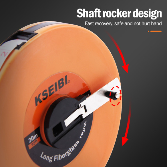 Durable Long Fiberglass Tape for Accurate Measurements | KSEIBI