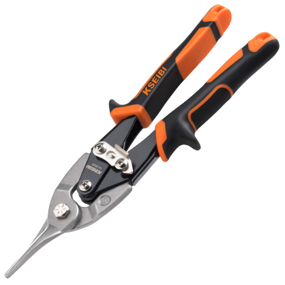 High-Quality Aviation Tin Snips 10" - Left for Precision Cutting | KSEIBI
