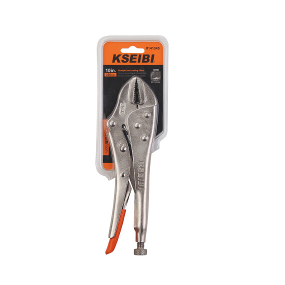 Versatile Straight Jaw Locking Plier With Wire Cutter for Easy DIY Projects | KSEIBI