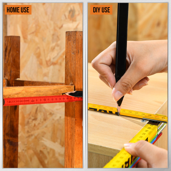 Hochwertiger Holz-Gliedermaßstab für präzise Messungen | KSEIBI