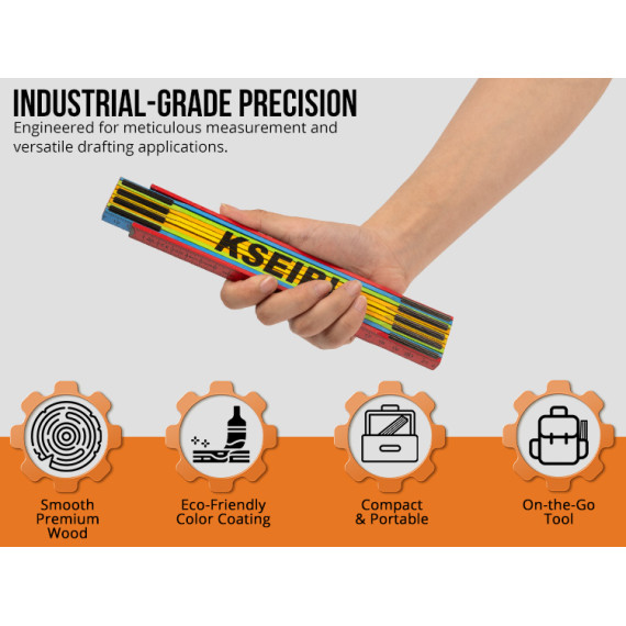 木製折り尺の使い方とメンテナンスガイド | KSEIBI
