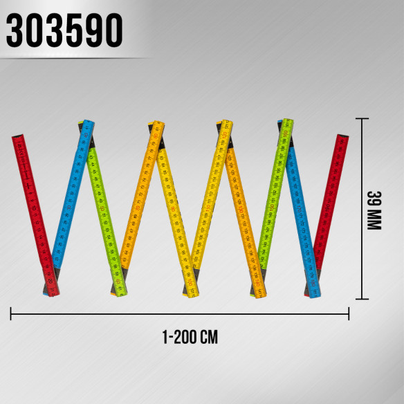 Descubre la versátil regla plegable de madera | KSEIBI