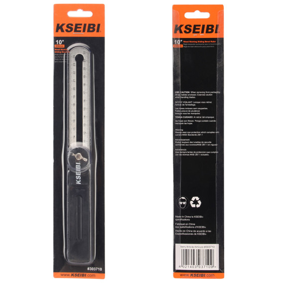 Règle à biseau coulissante pour bois - Outil de mesure précis et pratique | KSEIBI