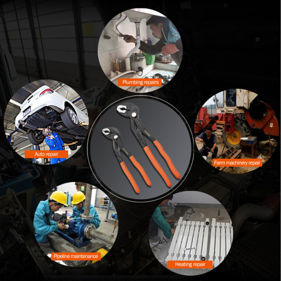 Hochwertige Wasserpumpenzange mit Box Joint und Schnelllösemechanismus | KSEIBI