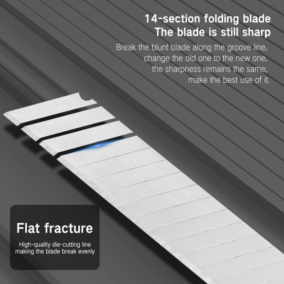 Top-Quality Utility Knife Spare Blade 10-Pc for Precision Cutting | KSEIBI