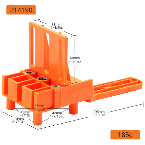 Premium Universal Dowel Jig Set for Precision Woodworking Projects | KSEIBI