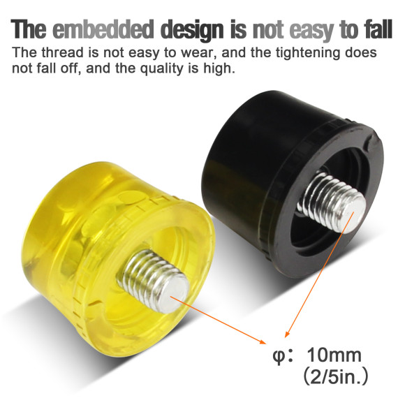 Maillet en caoutchouc double sens ProGrip pour travaux efficaces | KSEIBI