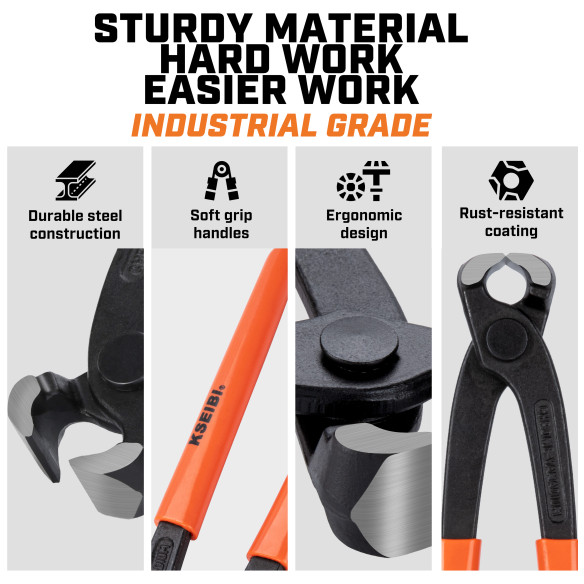 Tenaza de torre de PVC resistente y duradera | KSEIBI