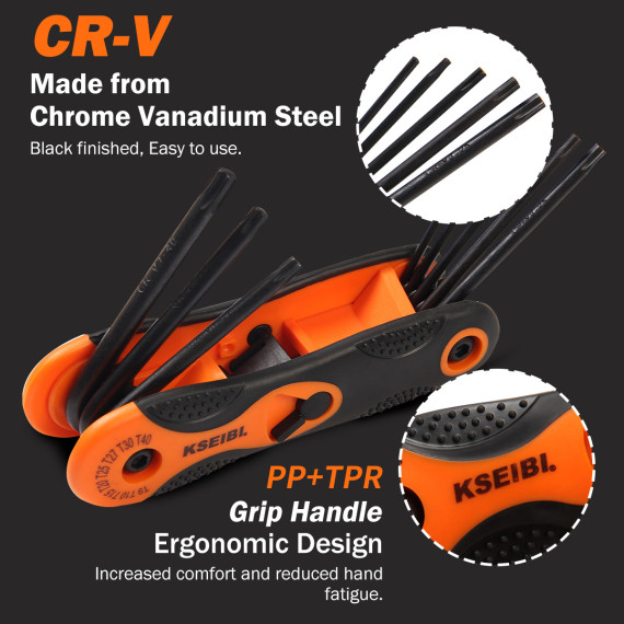 Conjunto de Ferramentas para Máquinas com 5 Compartimentos | KSEIBI