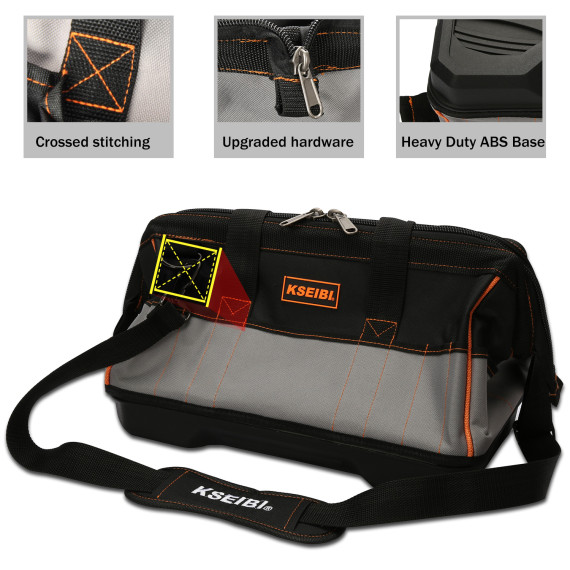 Borsa attrezzi con base in plastica 16 | KSEIBI