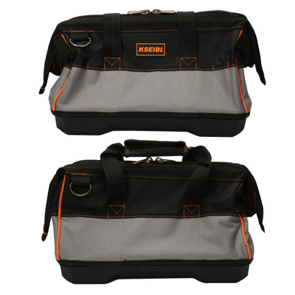 Durable Tool Bag with Plastic Base for Easy Transportation | KSEIBI