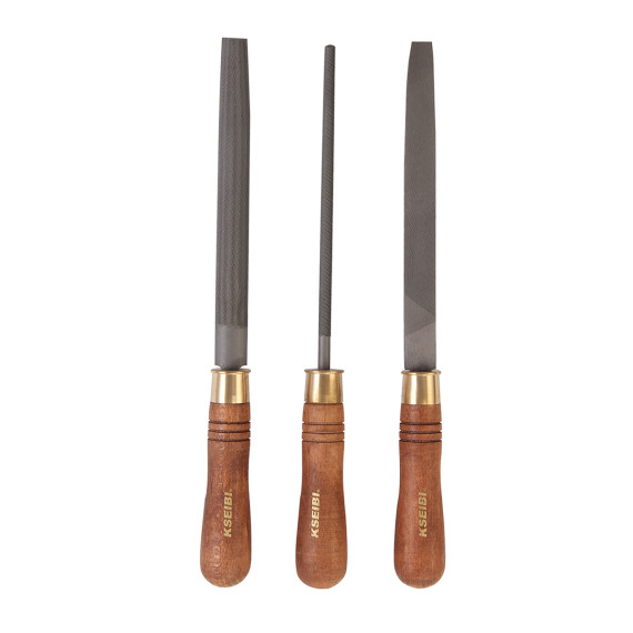 Set de pile din oțel pentru lemn | OPTIWOOD (3 buc.) | KSEIBI