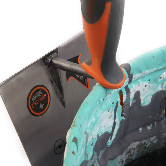 Cazzuola da muratore a punta quadra: migliore qualità e comfort | KSEIBI