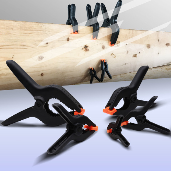 Abrazadera de resorte resistente para proyectos de bricolaje y reparaciones | KSEIBI