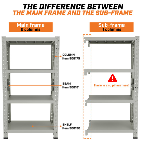 Storage Shelf 1.0m / White