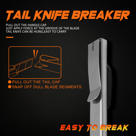 Cutter in alluminio con lama spezzabile 9 mm per tagli precisi | KSEIBI