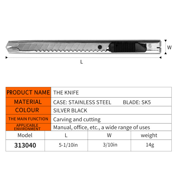 Cutter din aluminiu cu lamă detașabilă 9 mm de calitate superioară | KSEIBI