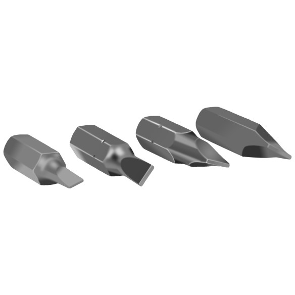 High-Quality Slotted Screwdriver Bit 1/4" for Precision DIY Projects | KSEIBI