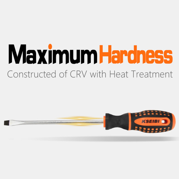 High-Quality Slotted &amp; Philips Screwdriver Set 865 5-Pc. | KSEIBI