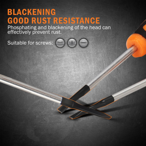 High-Quality Slotted Precision Screwdriver Set for DIY Enthusiasts | KSEIBI