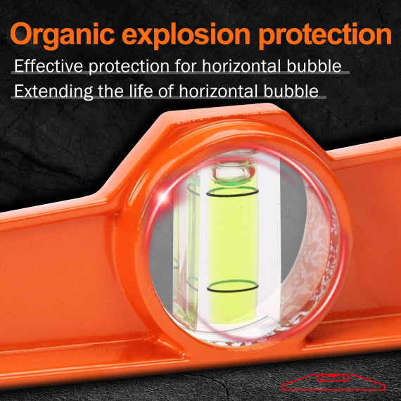 Accurate and Durable Supercast Spirit Level for Precise Measurements | KSEIBI