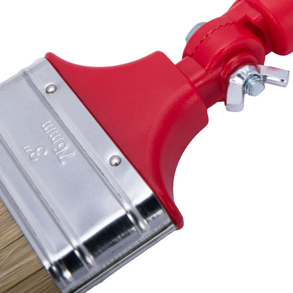 High-Quality Swivel Handle White Bristle Paint Brush for Smooth Painting | KSEIBI