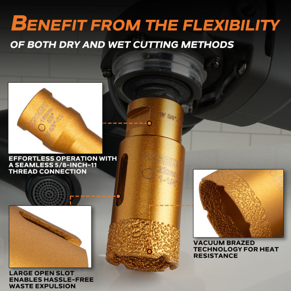 Compre agora o Núcleo de Diamante Soldado a Vácuo | KSEIBI