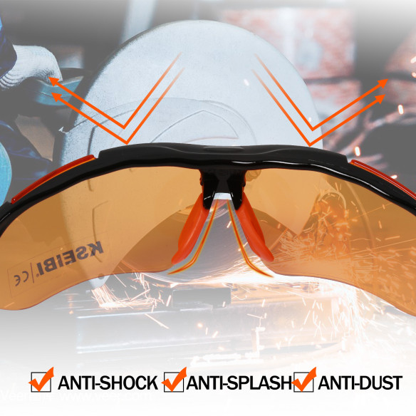 Premium Schutzbrille ITEK für sichere Arbeitsbedingungen | KSEIBI