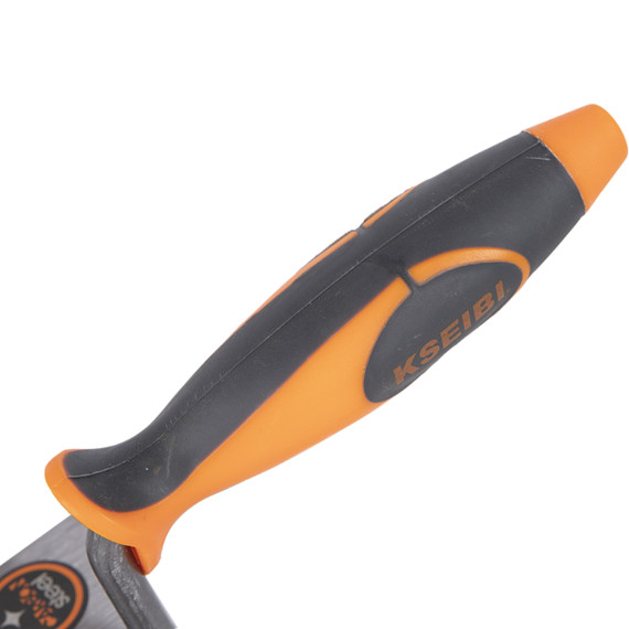 Paleta de albañilería punta redonda con mango ergonómico | KSEIBI