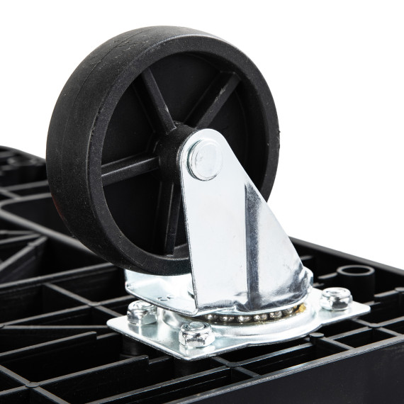 Chariot à main pliable en plastique robuste | KSEIBI