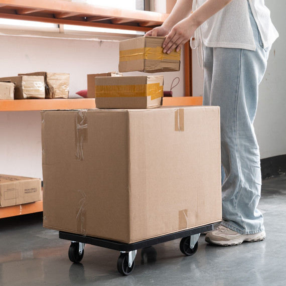 Carrello in plastica resistente per trasportare merci pesanti | KSEIBI