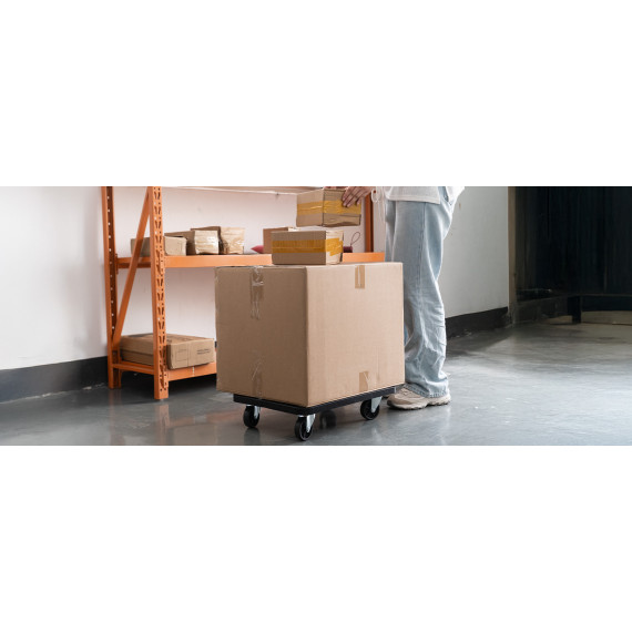 Carrello in plastica resistente per trasportare merci pesanti | KSEIBI