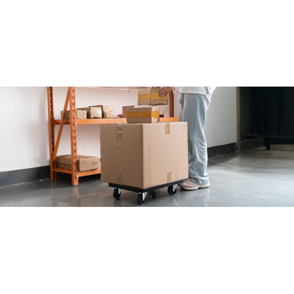 Carrello in plastica resistente per trasportare merci pesanti | KSEIBI