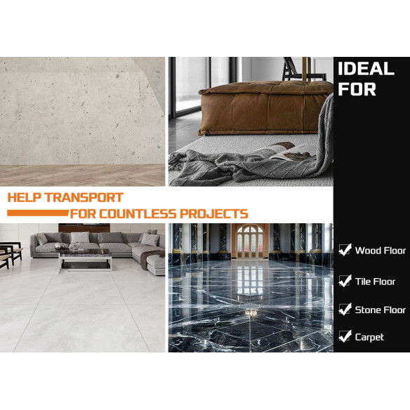 Carucior de transport marfa din plastic rezistent | KSEIBI