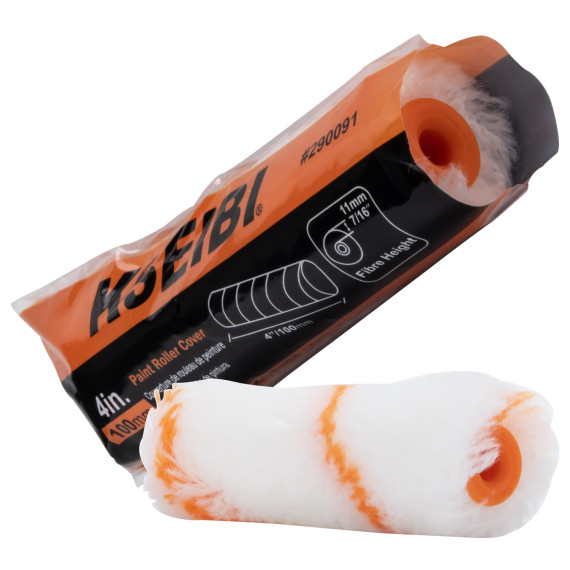 Ricambio rullo 4" (100 mm) per verniciatura e stuccatura | KSEIBI