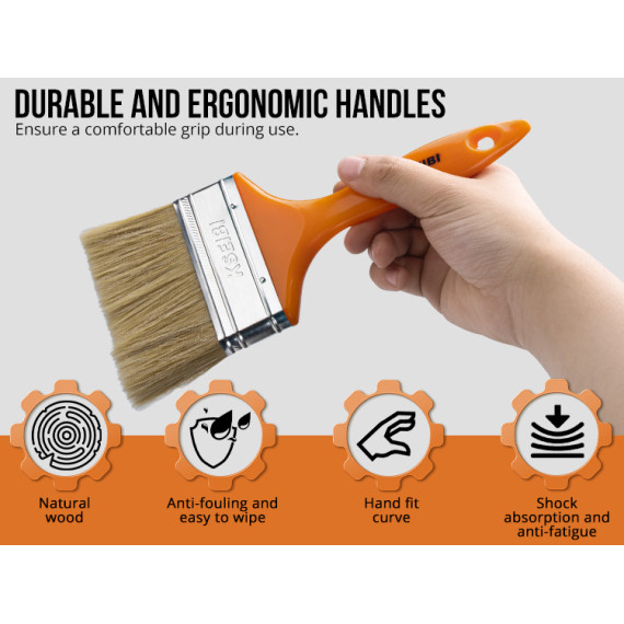 高品质油漆刷贸易套装 3-PC | KSEIBI