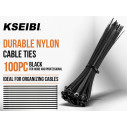 بندهای کابل نایلونی مشکی مستحکم و با کیفیت | KSEIBI